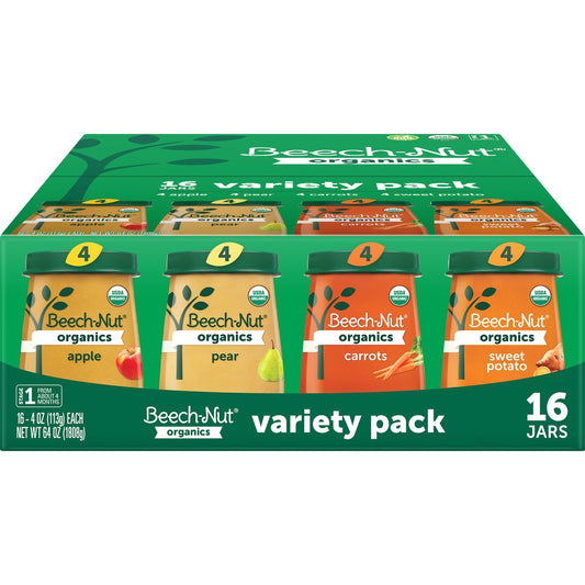 Beech-Nut Organics Baby Food - Variety Pack