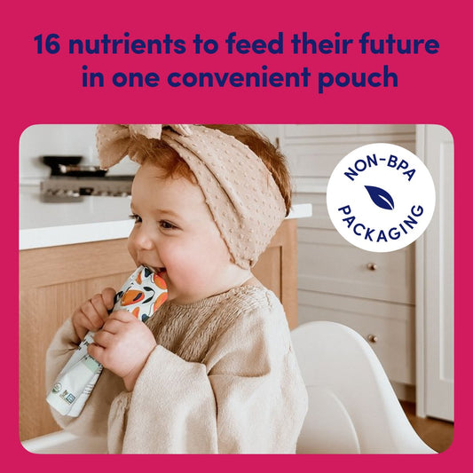 Cerebelly Dairy Free Organic Smoothie Pouch - Spinach Strawberry Banana