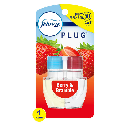 Febreze Plug In Air Freshener Scented Oil Refill - Berry Bramble