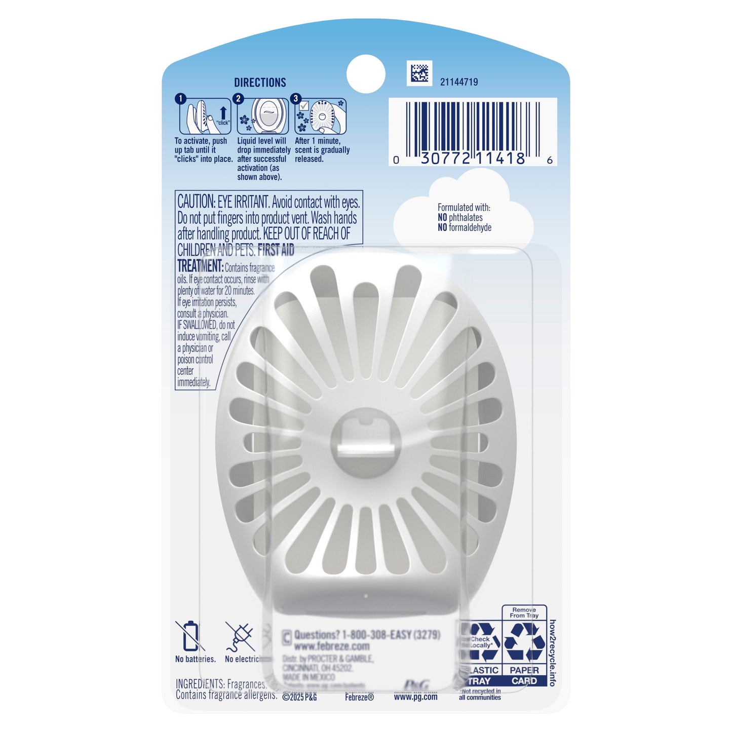 Febreze Bathroom Odor-Fighting Air Freshener - Soothe & Restore Sugar Shae Butter