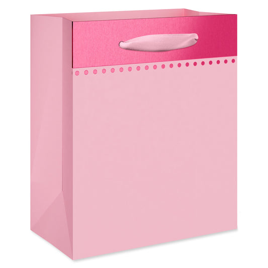 American Greetings Light Pink Colorsplash Small Gift Bag
