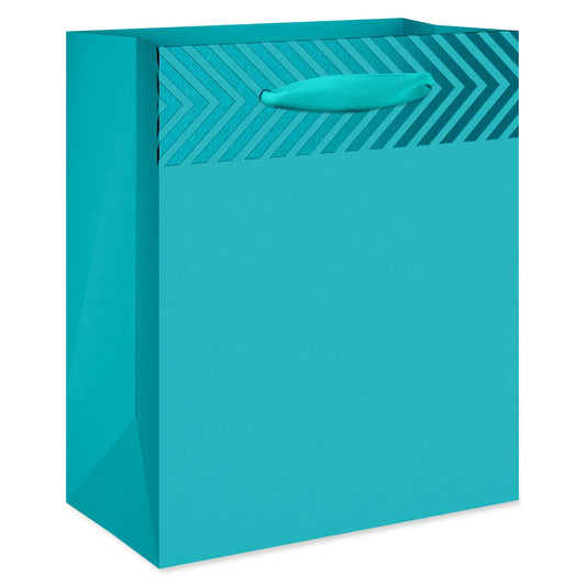 American Greetings Aqua Colorsplash Everyday Small Gift Bag