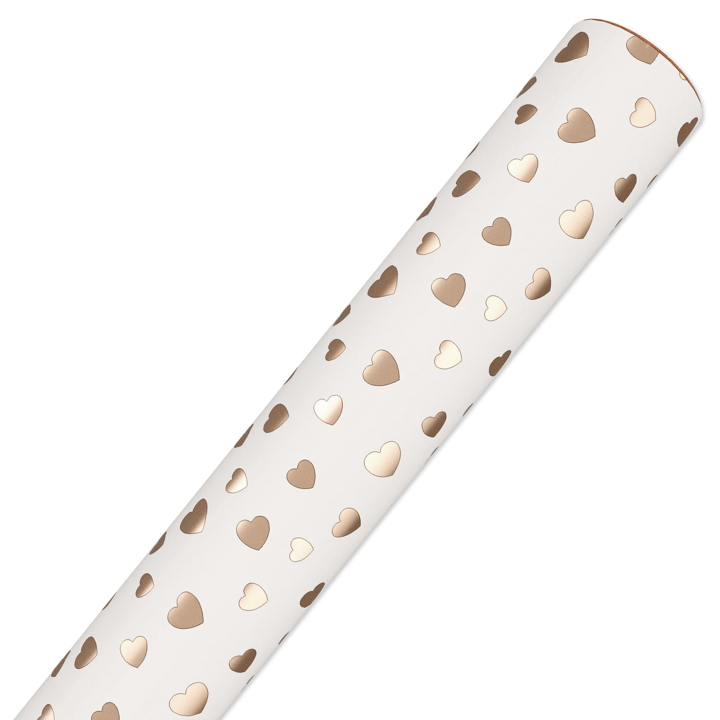 American Greetings Hearts Wedding or Engagement Foil Wrapping Paper, 15 sq. ft.