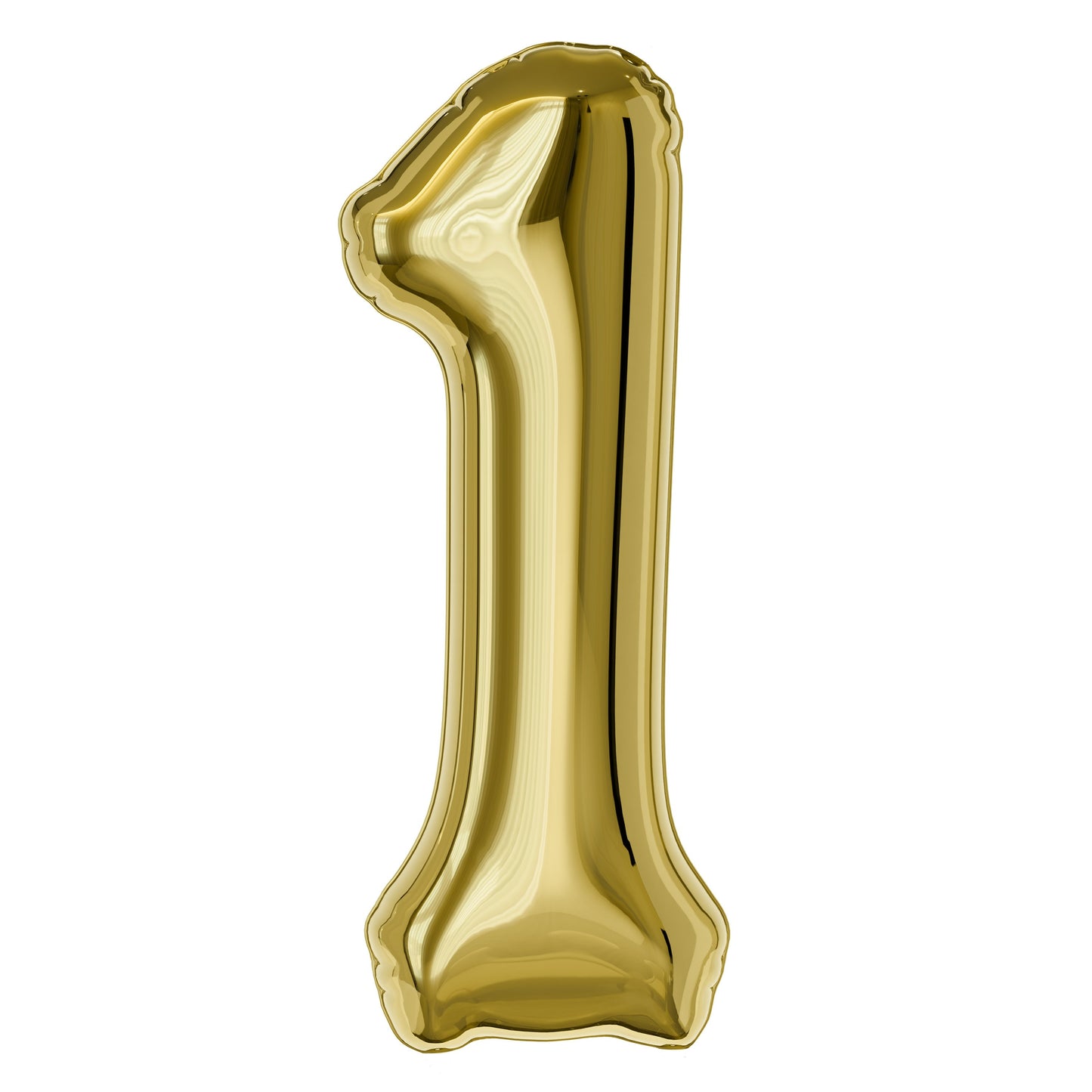 American Greetings Number 1 Large Gold Foil Uninflated Balloon