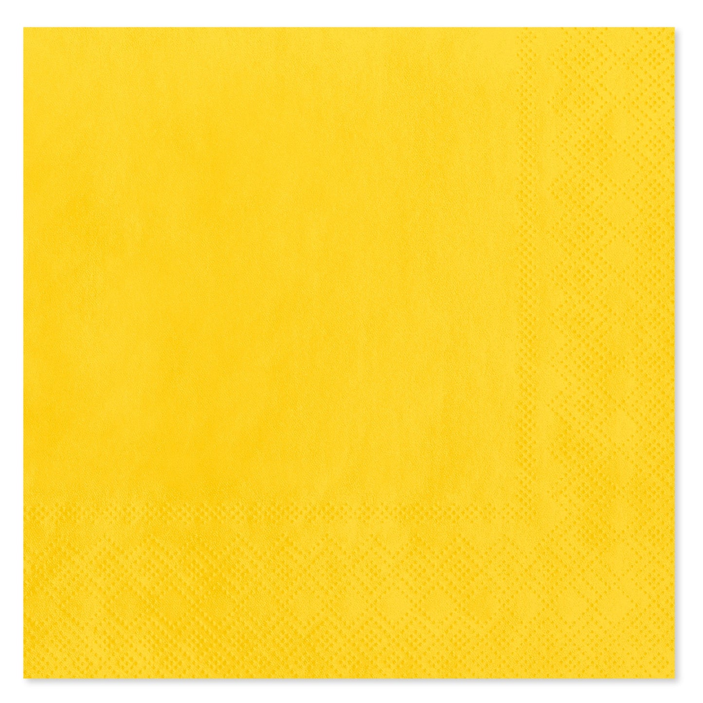 American Greetings Yellow Beverage Napkins
