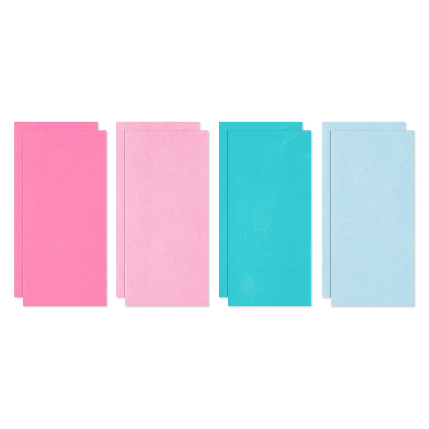 American Greetings Mint, Light Blue, Light Pink, & Dark Pink Tissue Paper, 8 ct