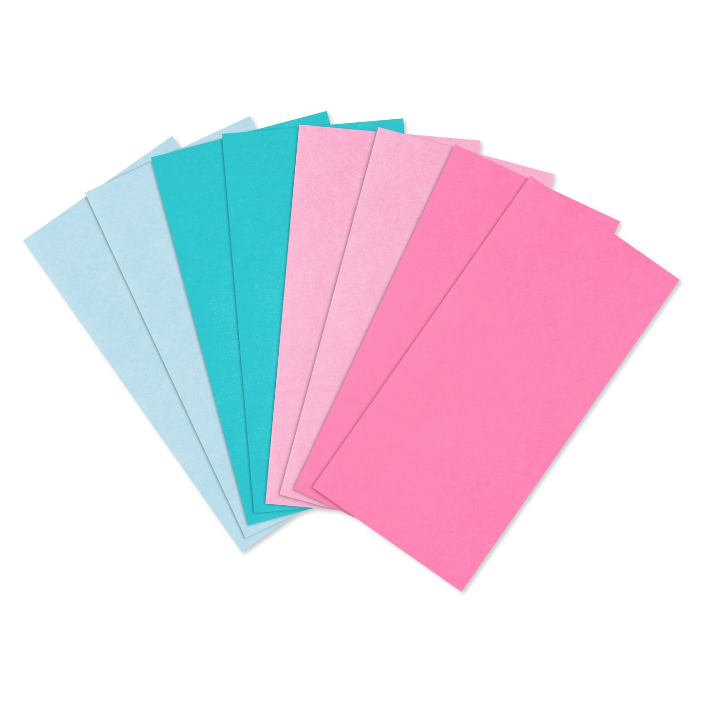 American Greetings Mint, Light Blue, Light Pink, & Dark Pink Tissue Paper, 8 ct