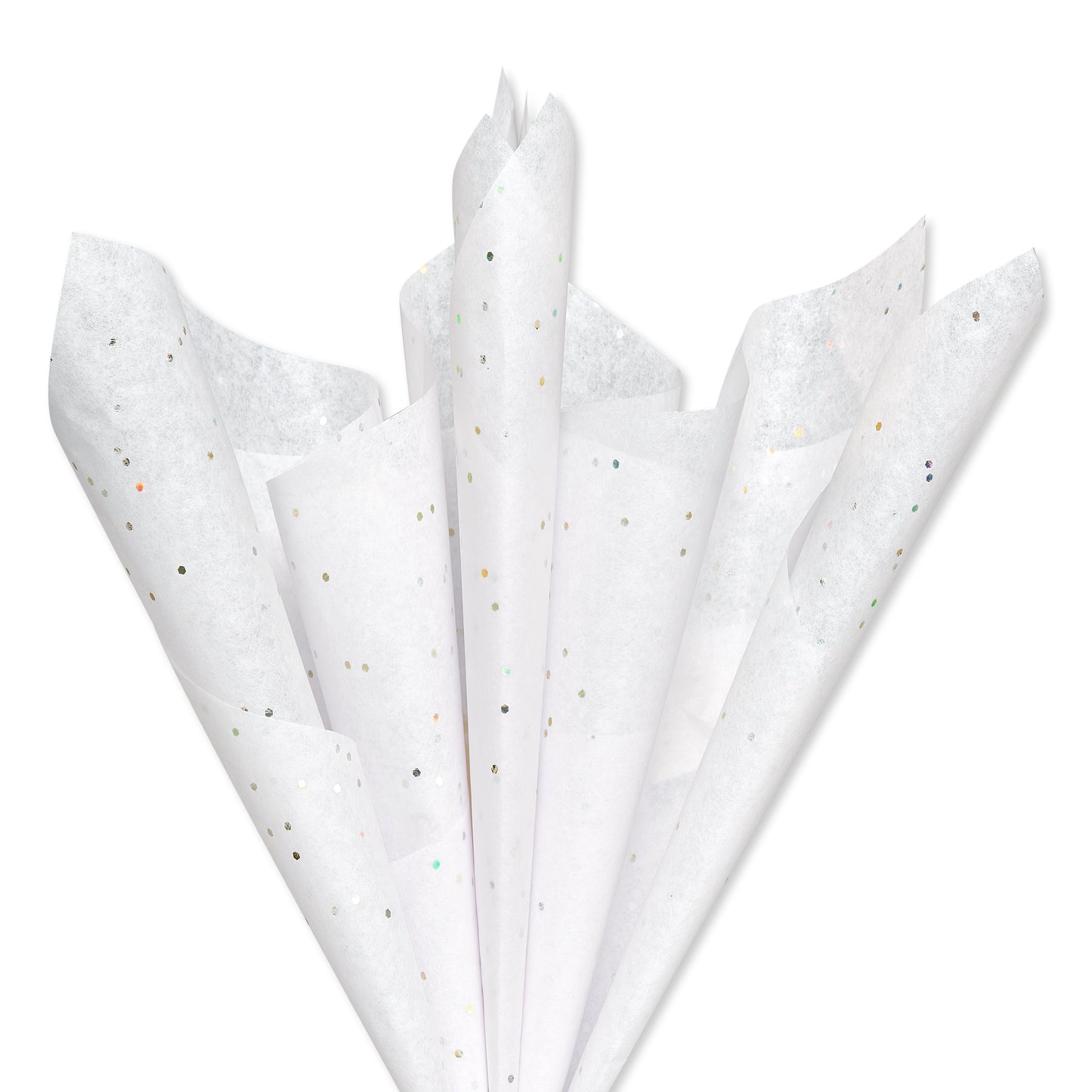 American Greetings Gold Gem on White Tissue Paper Bundle, 6 ct