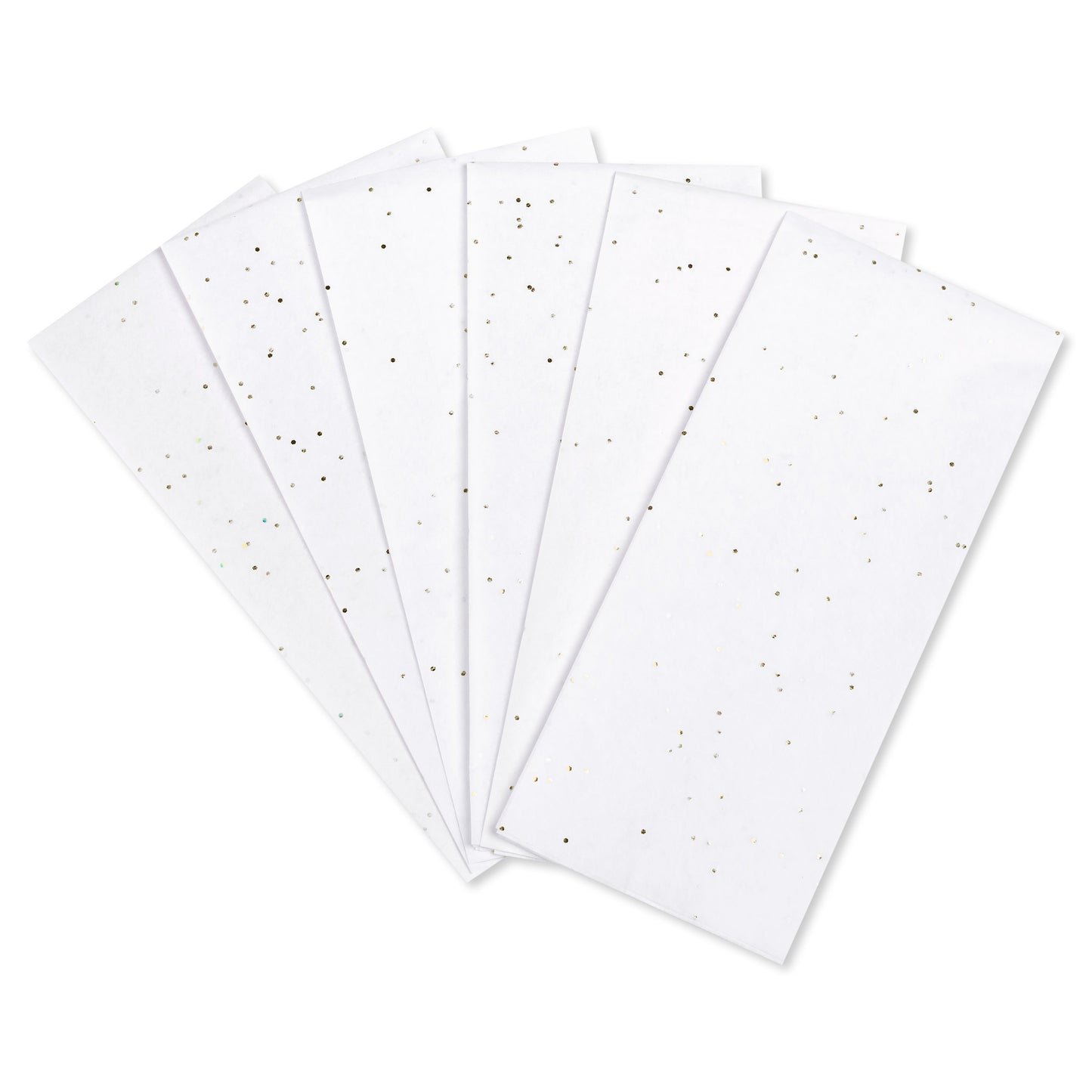 American Greetings Gold Gem on White Tissue Paper Bundle, 6 ct