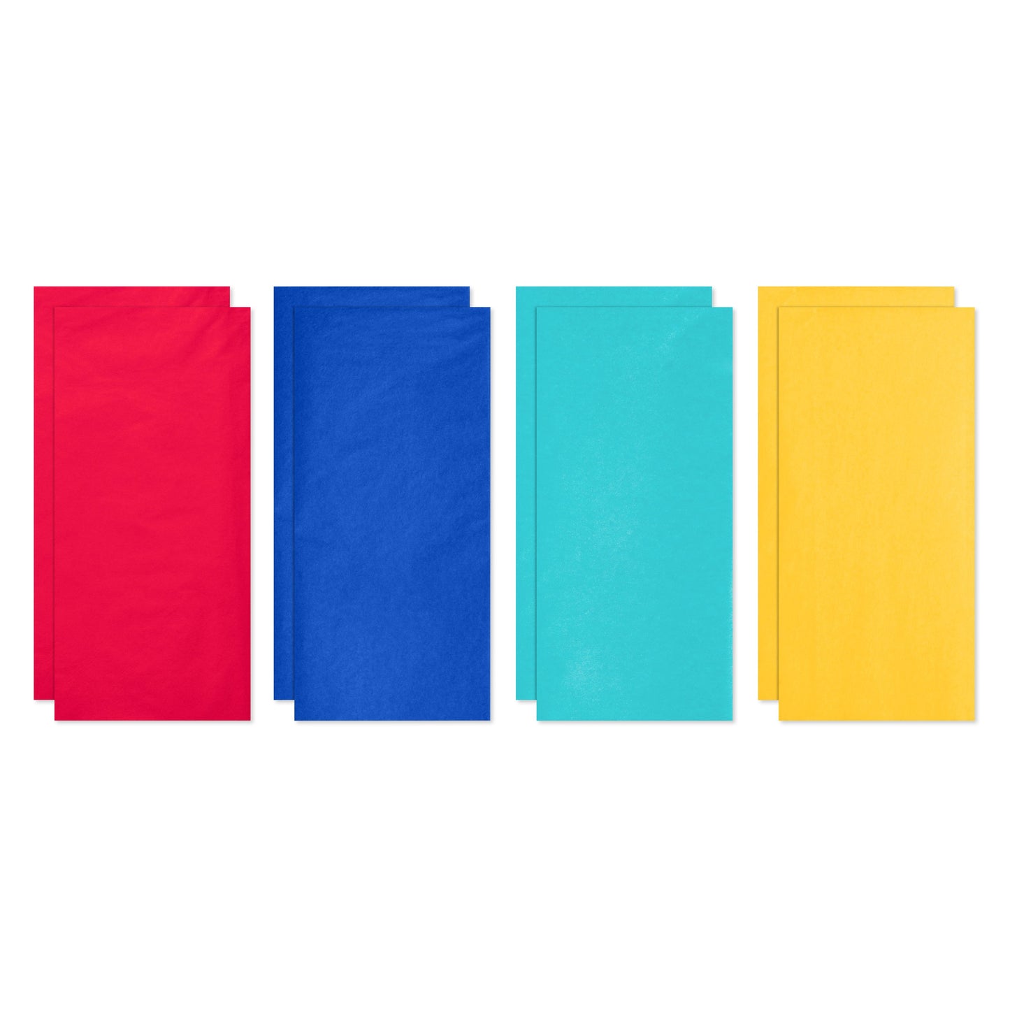 American Greetings Multi-Color Tissue Paper - Red, Blue, Yellow 8 ct