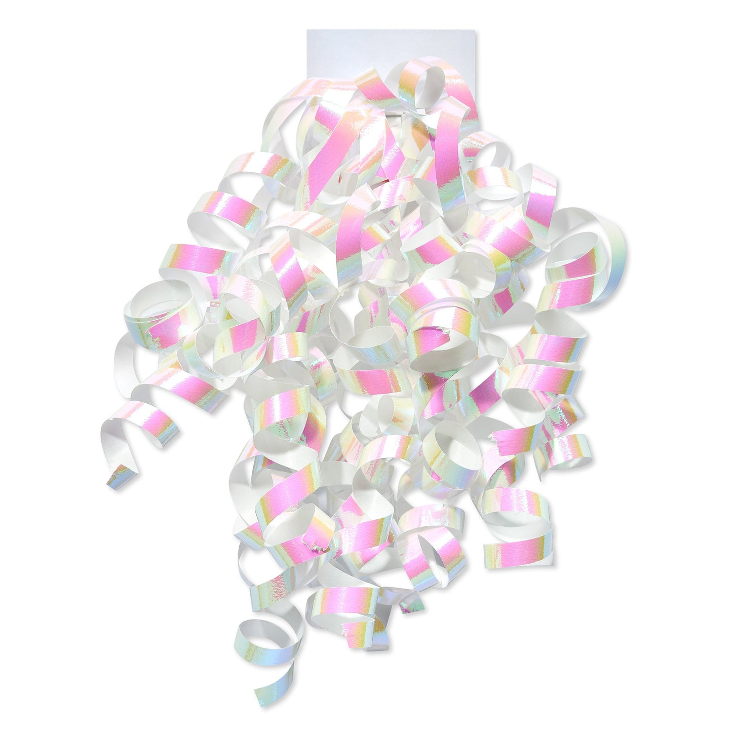 American Greetings White Iridescent Curly Gift Bow