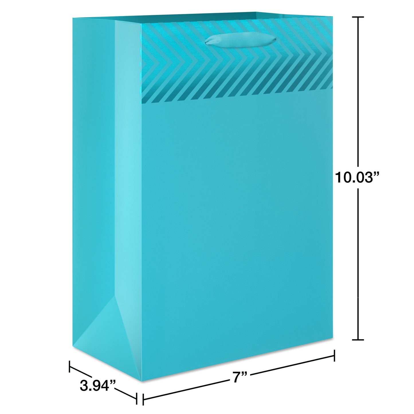 American Greetings Aqua Blue Medium Gift Bag