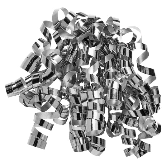 American Greetings Silver Curling Ribbon Gift Bow