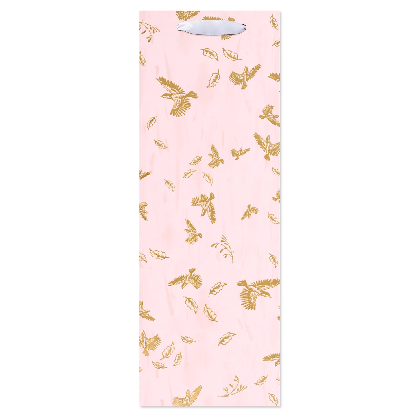 American Greetings Gold Birds Pink Beverage Bag