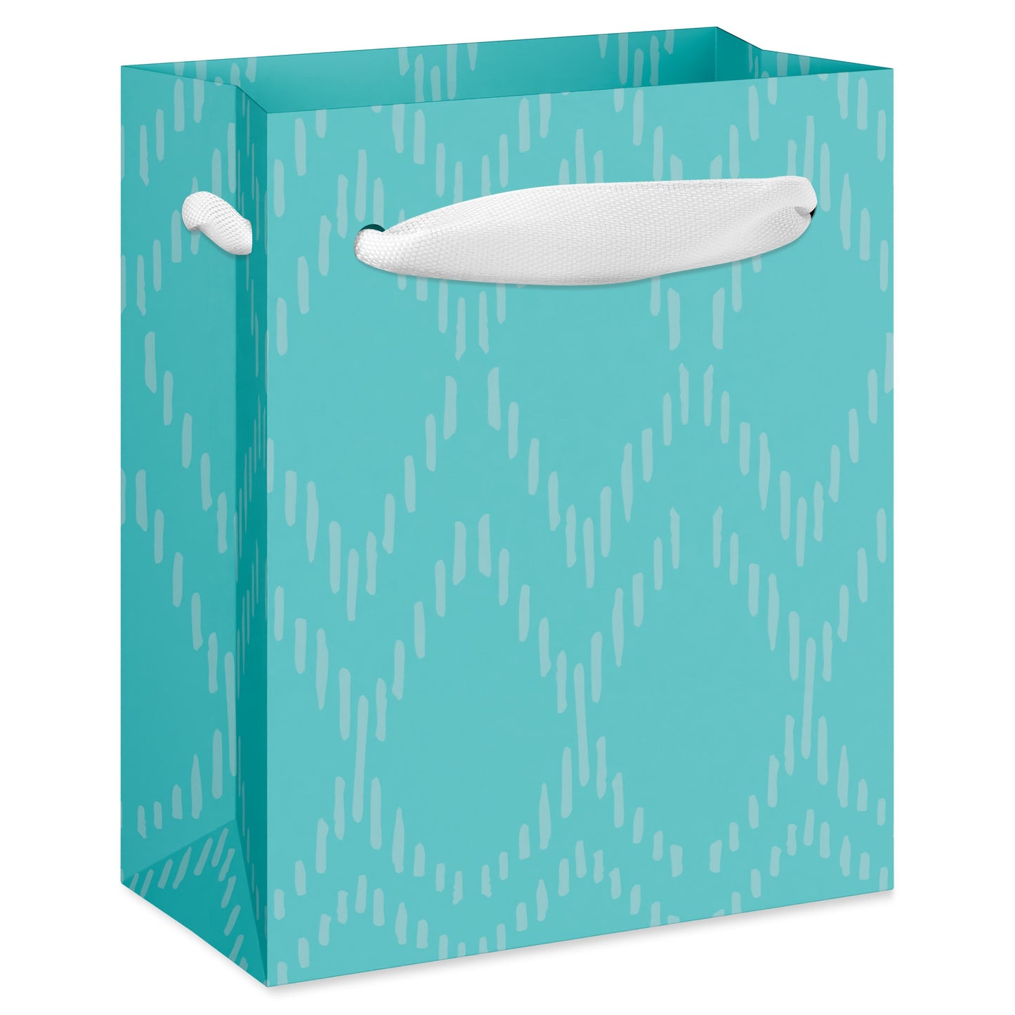 American Greetings Teal Chevron Everyday Mini Gift Bag