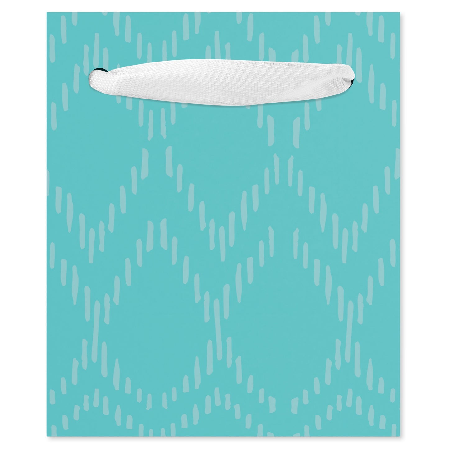 American Greetings Teal Chevron Everyday Mini Gift Bag