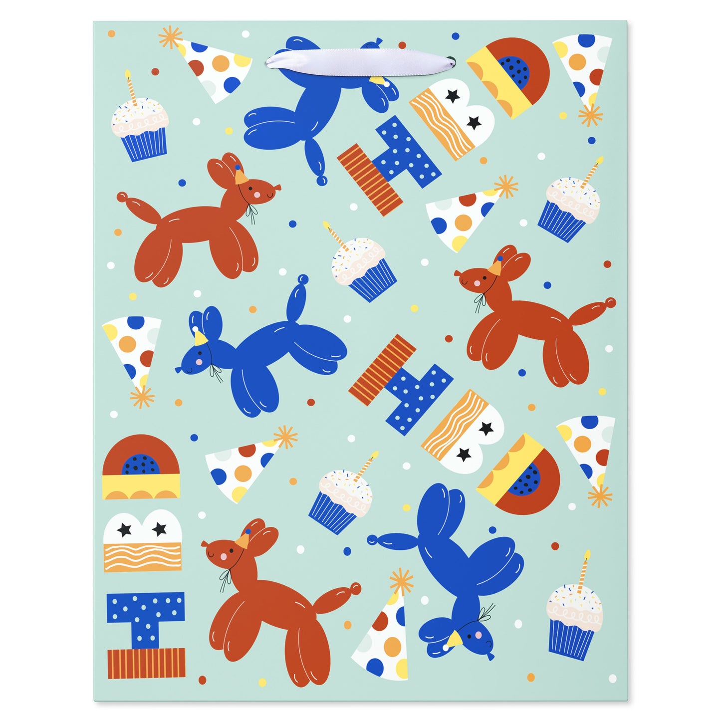 American Greetings Happy Birthday Balloon Animals Large Gift Bag