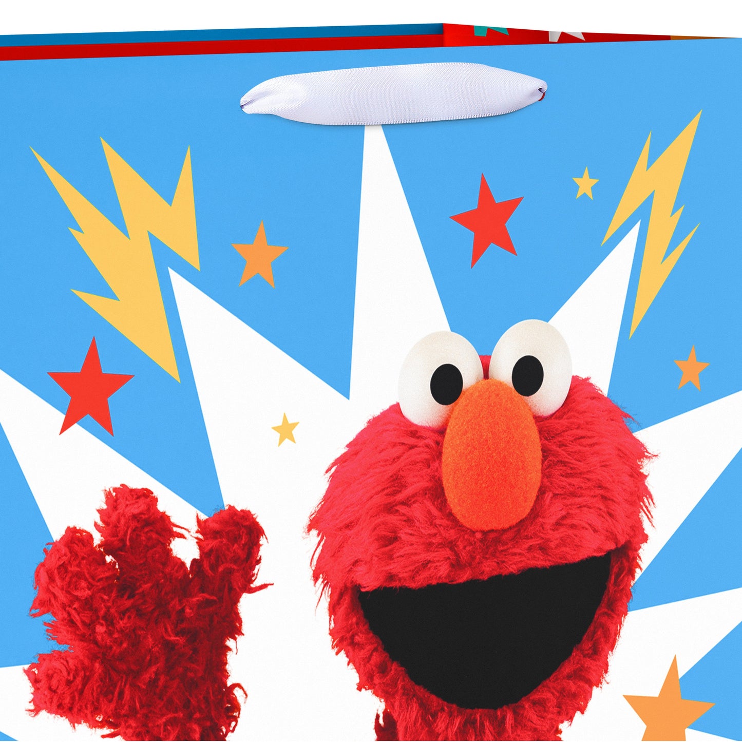 American Greetings Blue & Red Elmo Jumbo Birthday Gift Bag