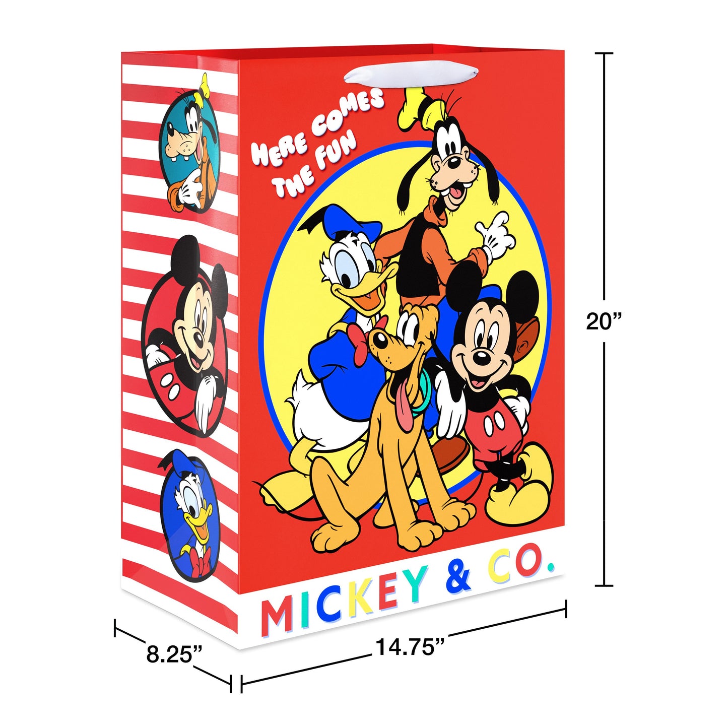 American Greetings Mickey & Co. Jumbo Gift Bag