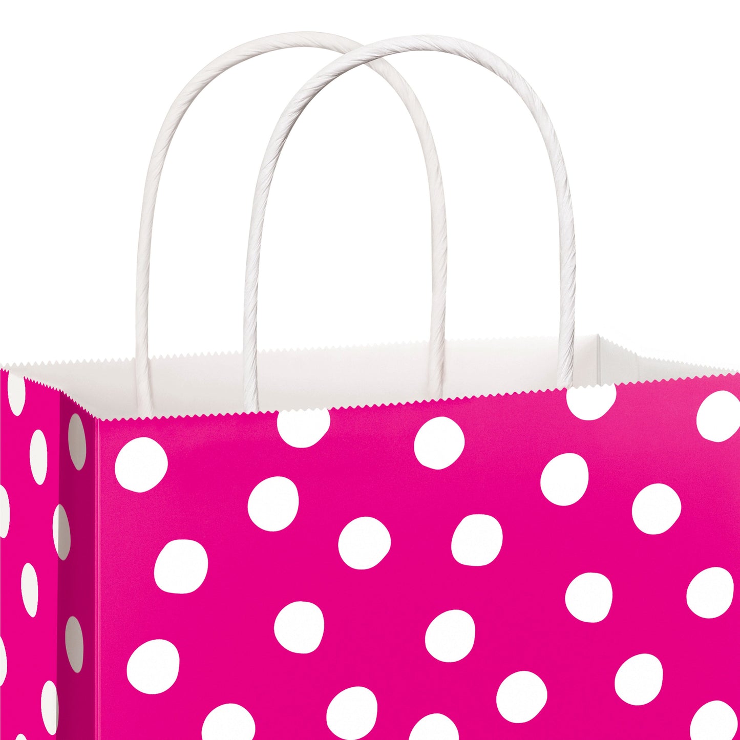 American Greetings All Occasion Large Dark Pink Polka Dot Gift Bag