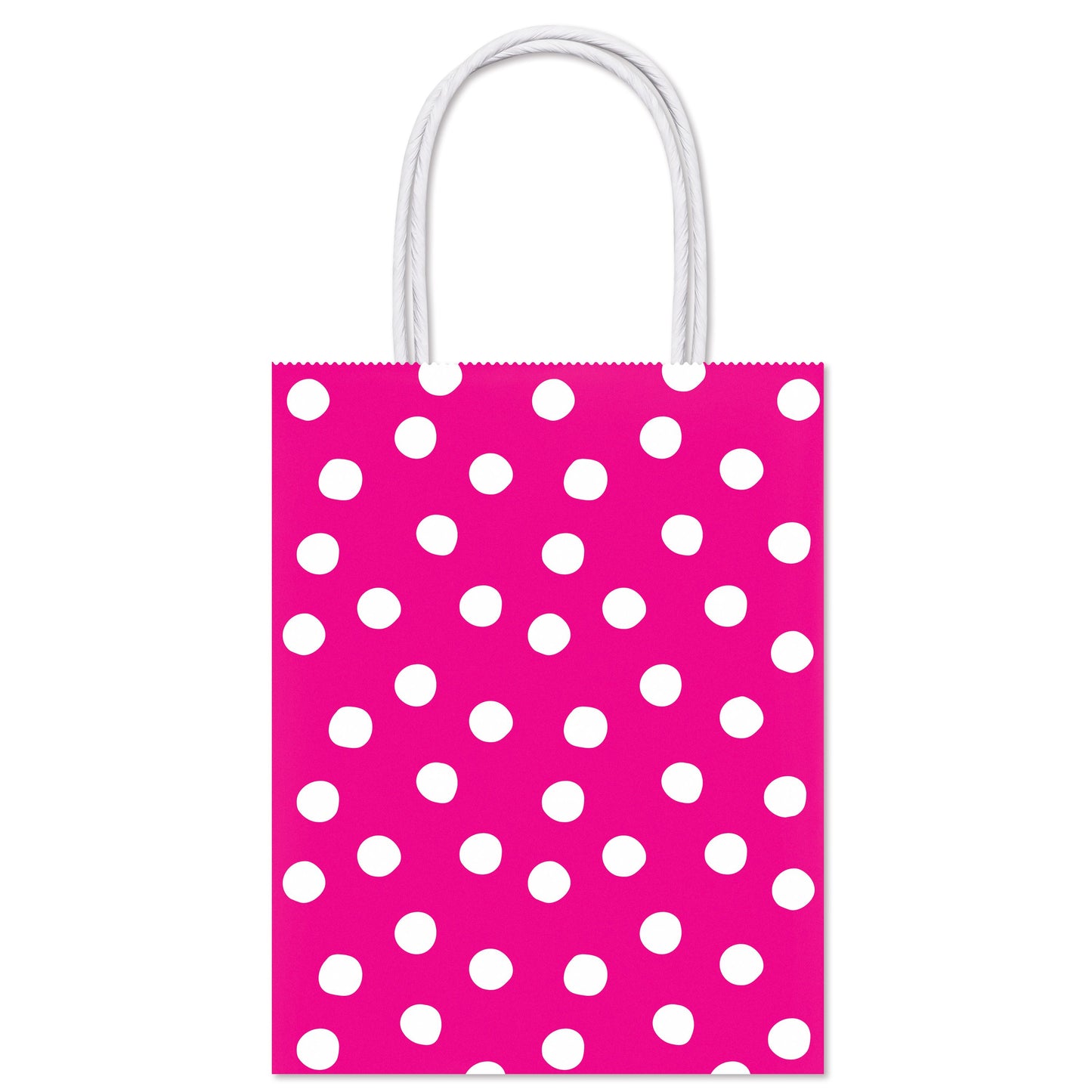 American Greetings All Occasion Large Dark Pink Polka Dot Gift Bag