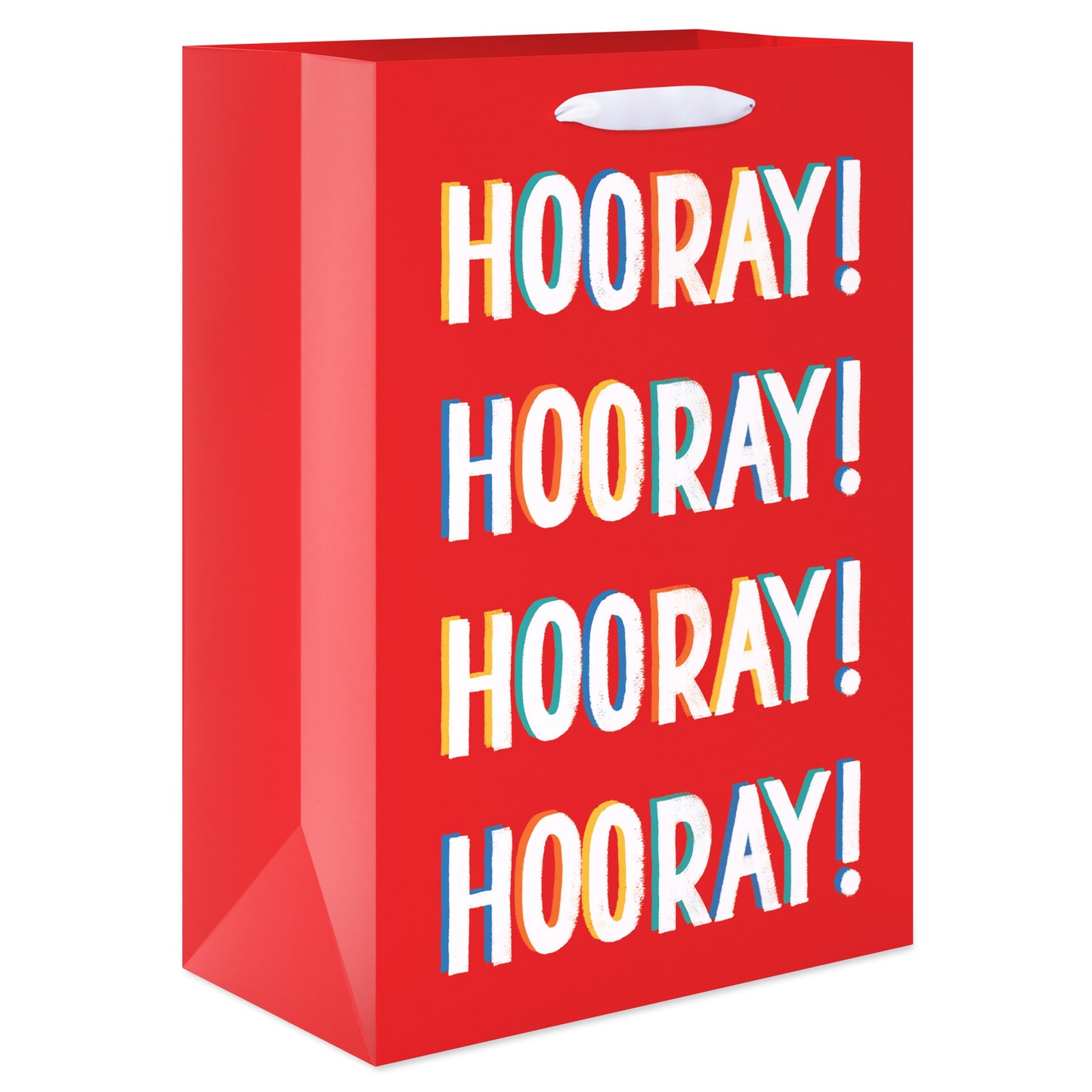 American Greetings Hooray Red Medium Gift Bag