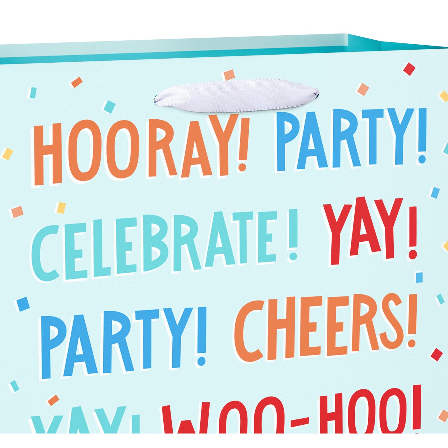 American Greetings YAY Horray Large Light Blue Gift Bag