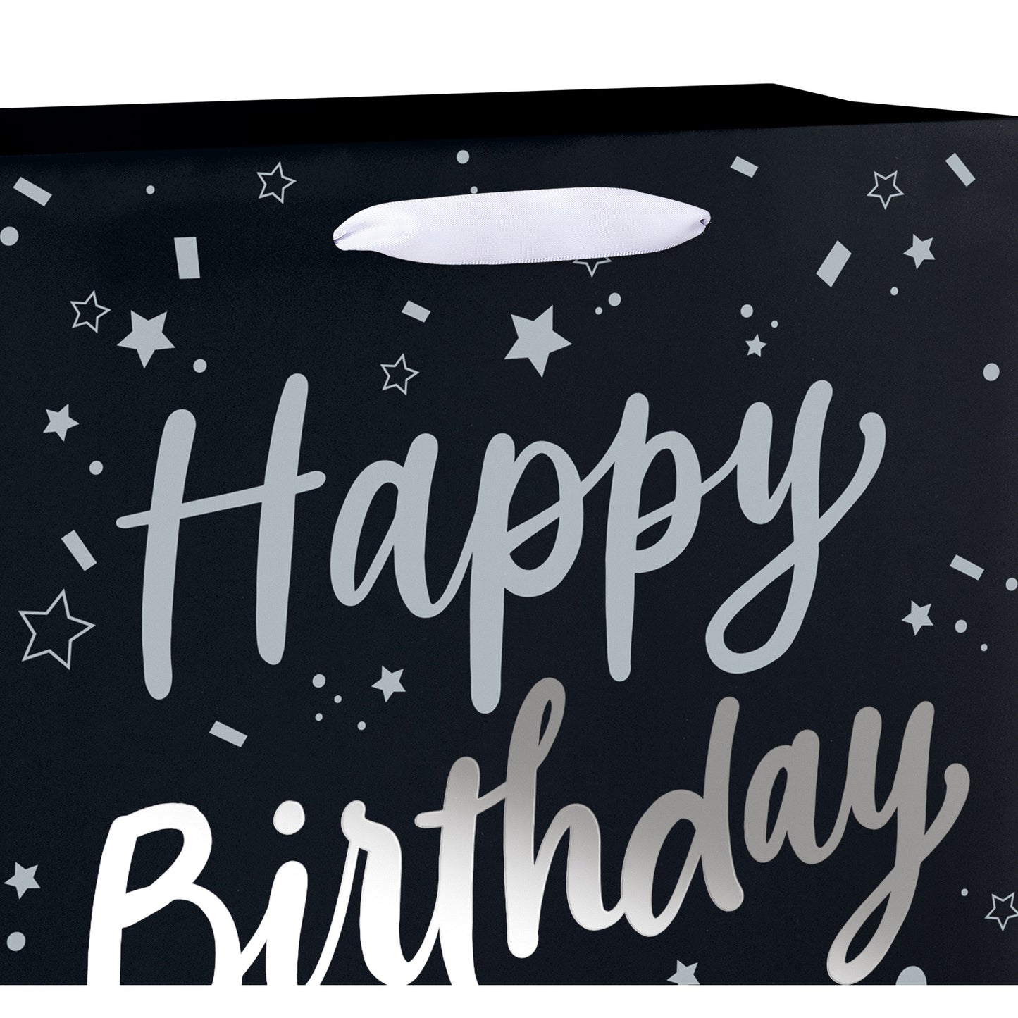 American Greetings Large Black Birthday Gift Bag