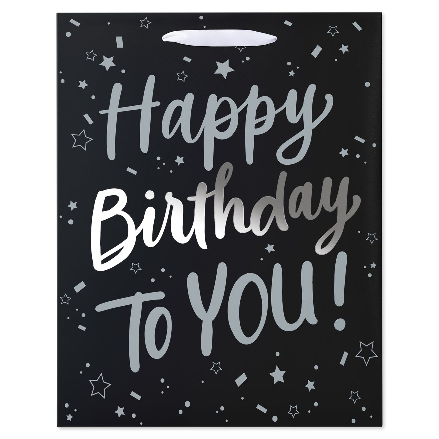 American Greetings Large Black Birthday Gift Bag