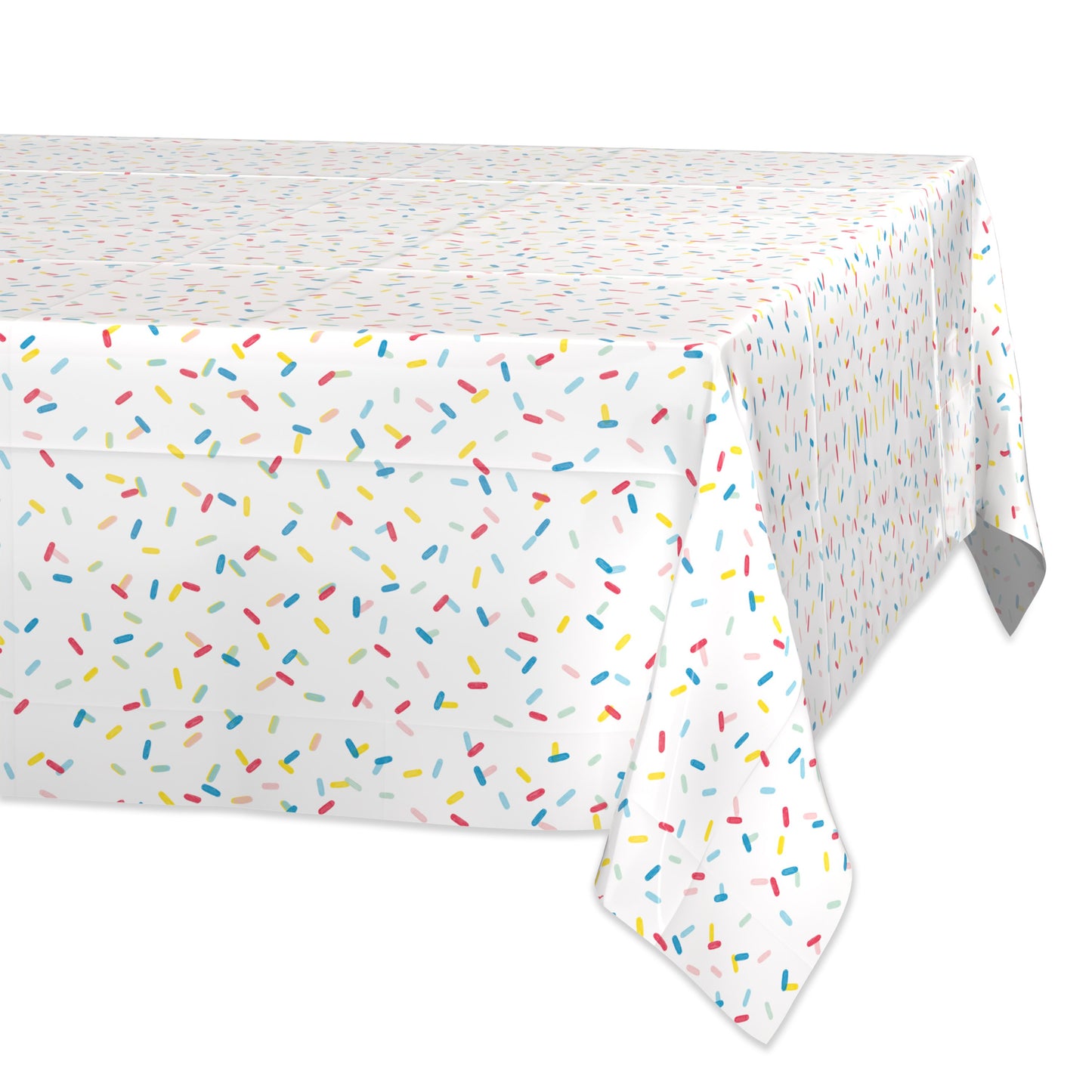 American Greetings Colorful Sprinkles Plastic Table Cover