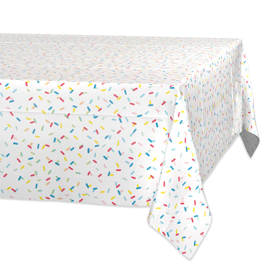 American Greetings Colorful Sprinkles Plastic Table Cover