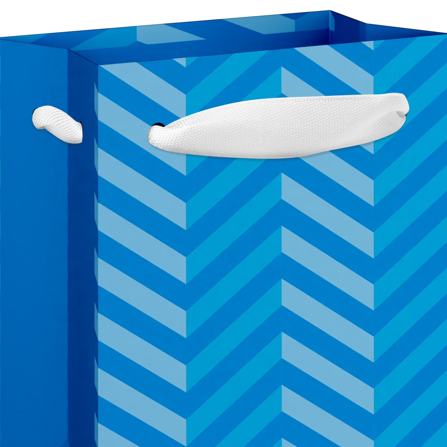 American Greetings Blue Chevron Everyday Mini Gift Bag