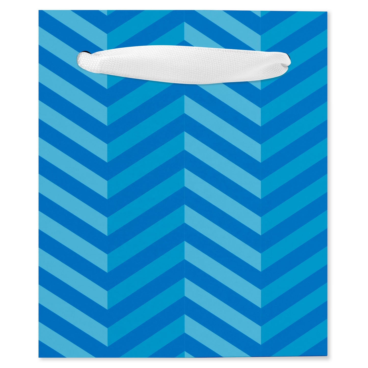 American Greetings Blue Chevron Everyday Mini Gift Bag
