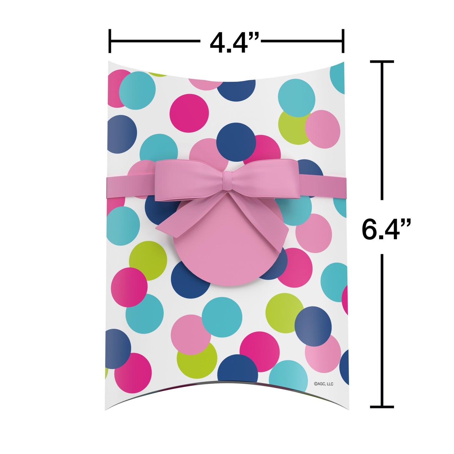 American Greetings Confetti Dots Pillowbox Gift Card Holder