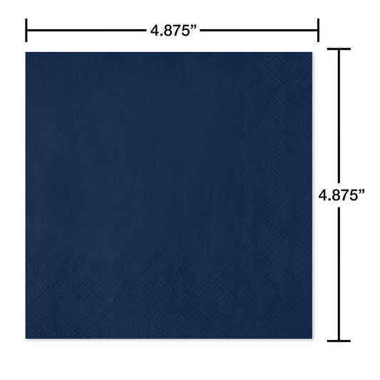 American Greetings Navy Beverage Napkins