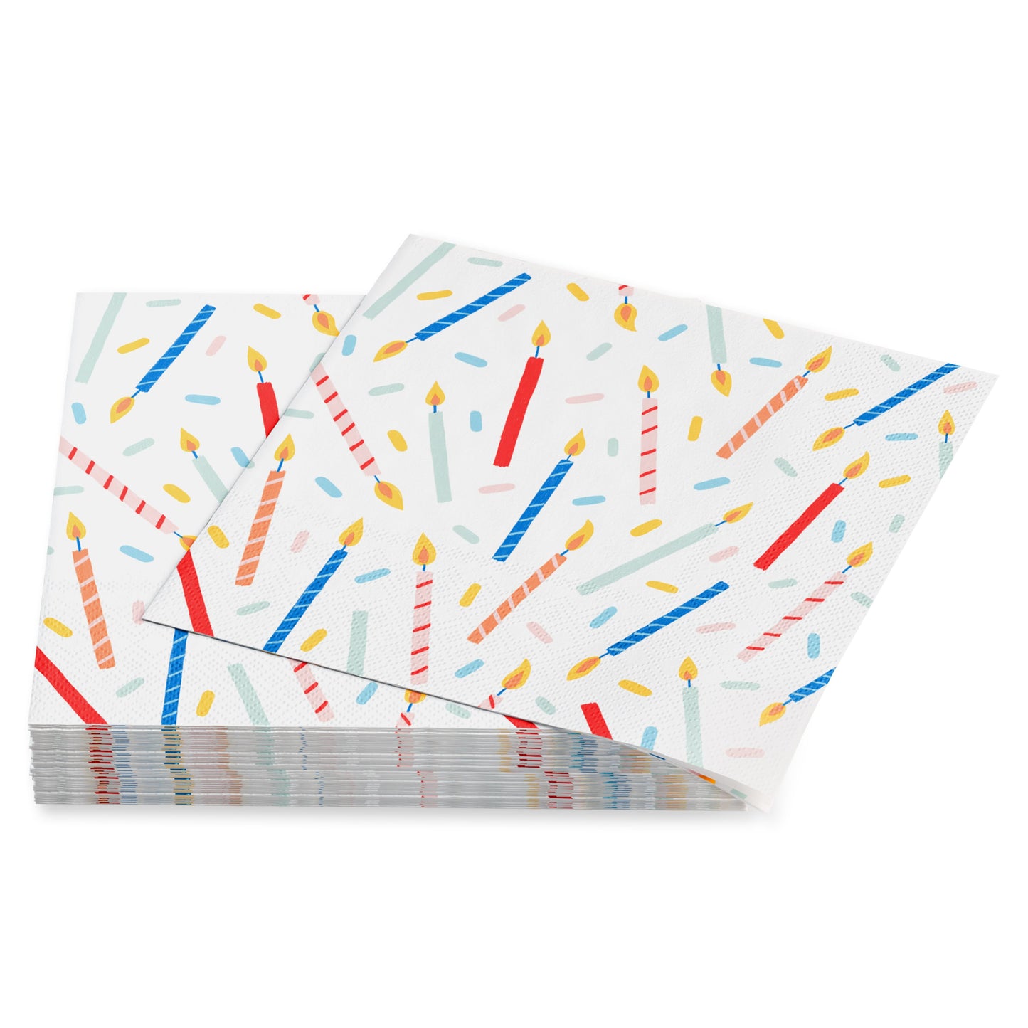 American Greetings Birthday Candles Beverage Napkins