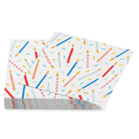 American Greetings Birthday Candles Beverage Napkins