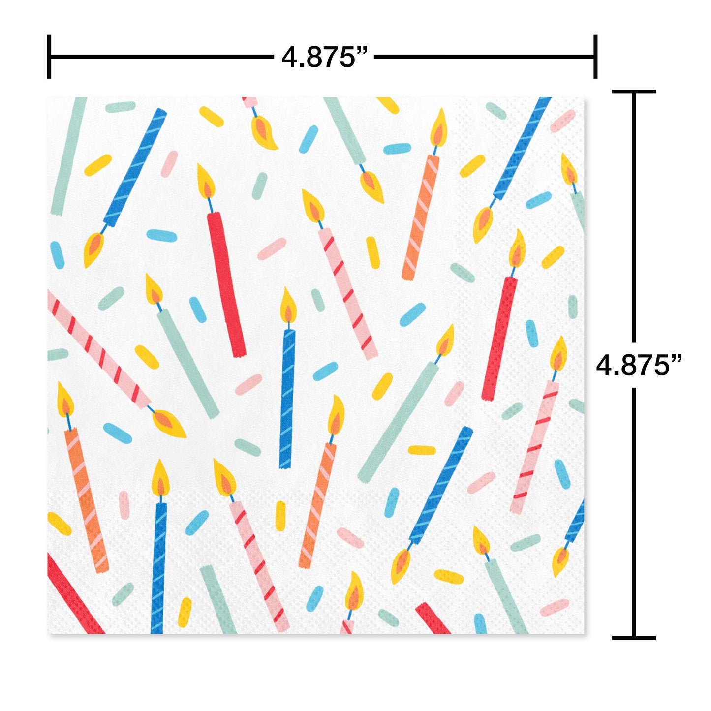 American Greetings Birthday Candles Beverage Napkins