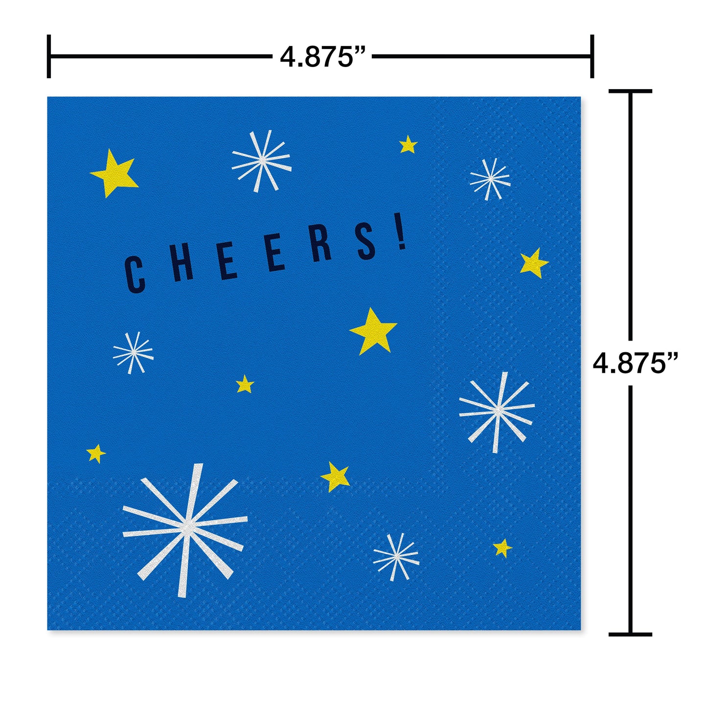 American Greetings Cheers on Blue Beverage Napkins