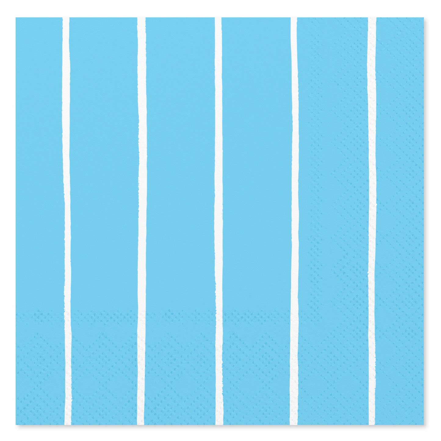 American Greetings Stripes on Blue Beverage Napkins