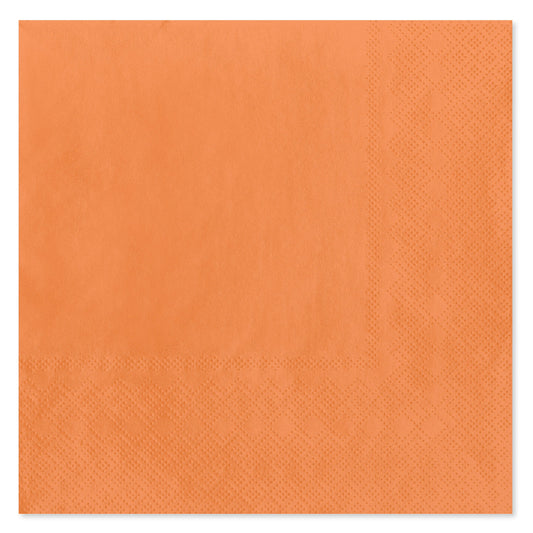 American Greetings Orange Lunch Napkins