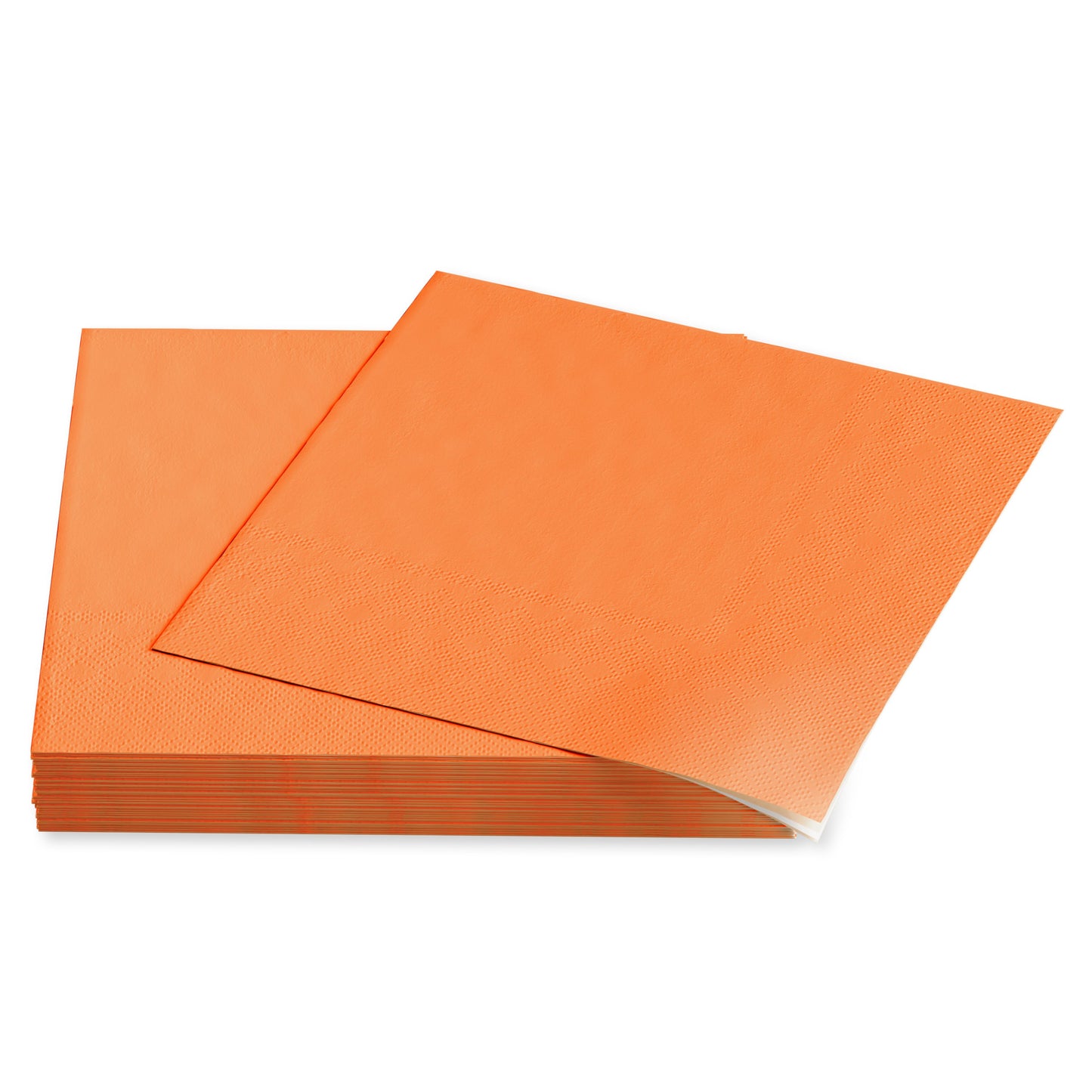 American Greetings Orange Lunch Napkins