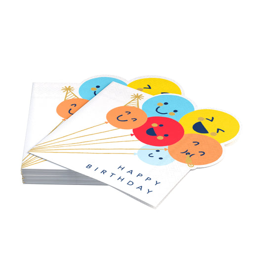 American Greetings Smiley Balloons Lunch Napkins