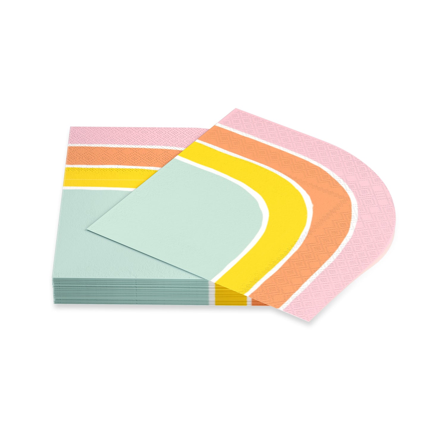 American Greetings Rainbow Beverage Napkins