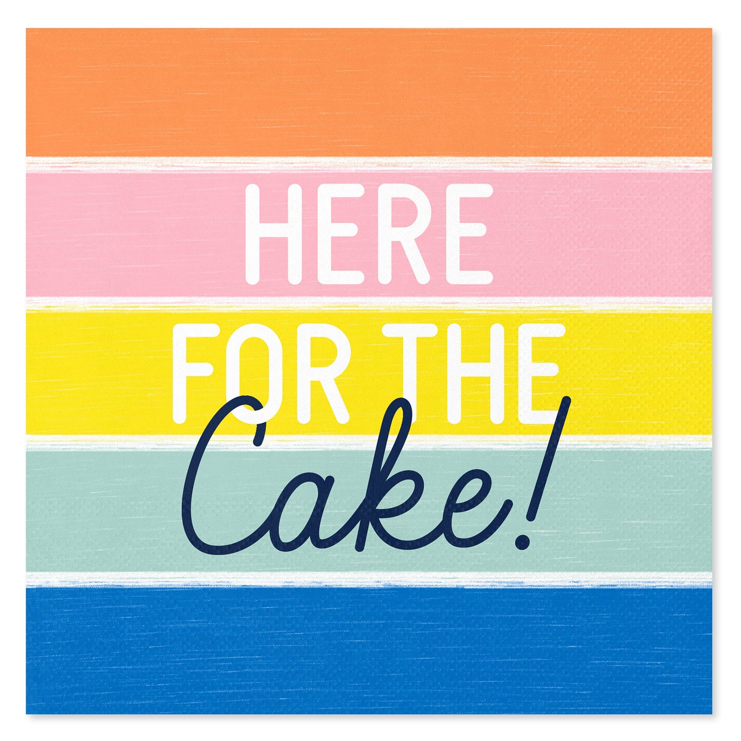 American Greetings Here for the Cake Lunch Napkins