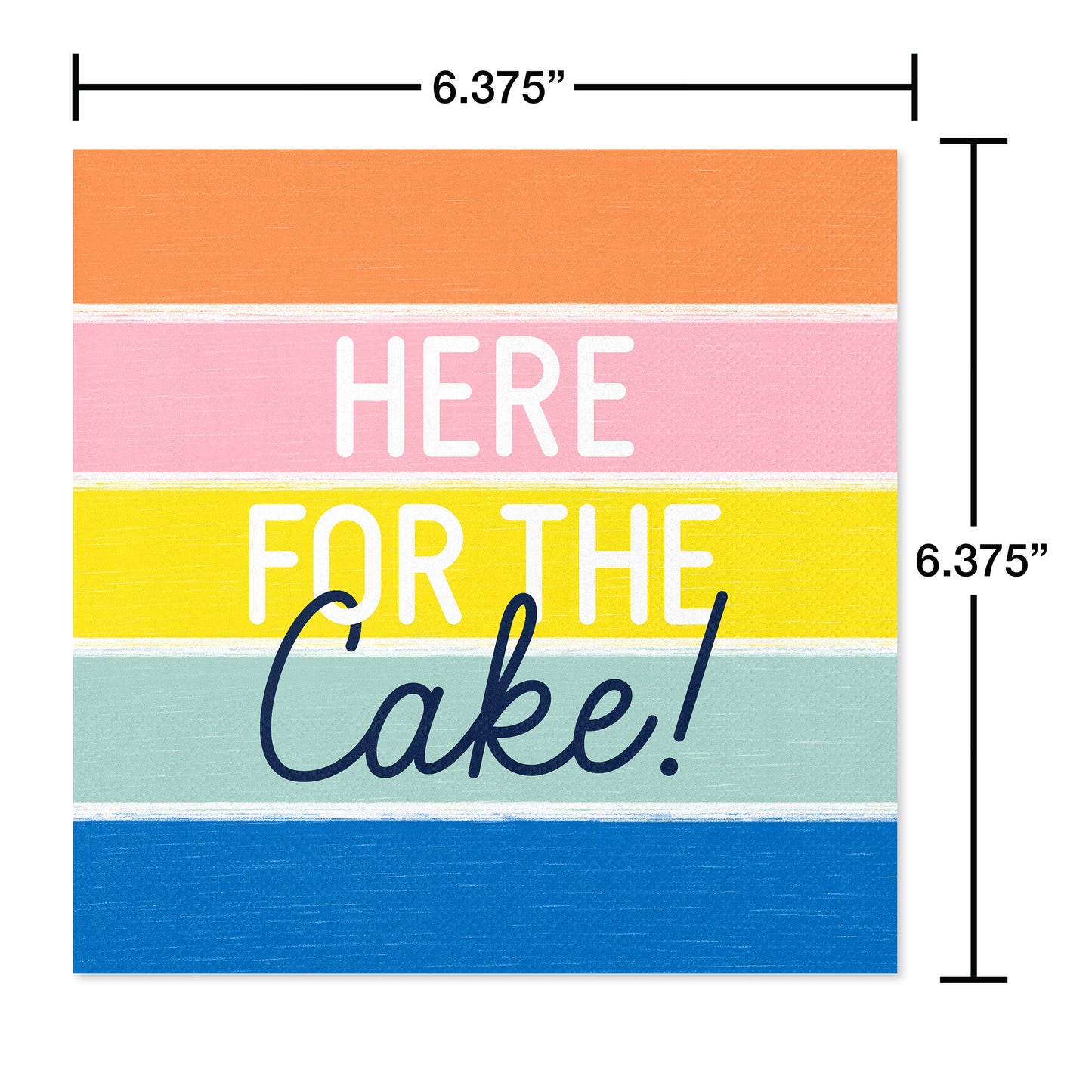 American Greetings Here for the Cake Lunch Napkins