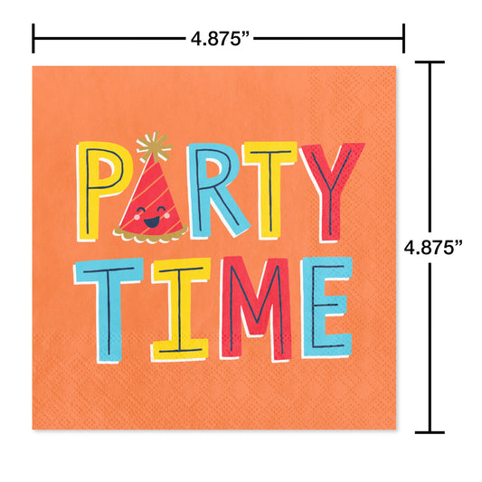 American Greetings Party Time Beverage Napkins