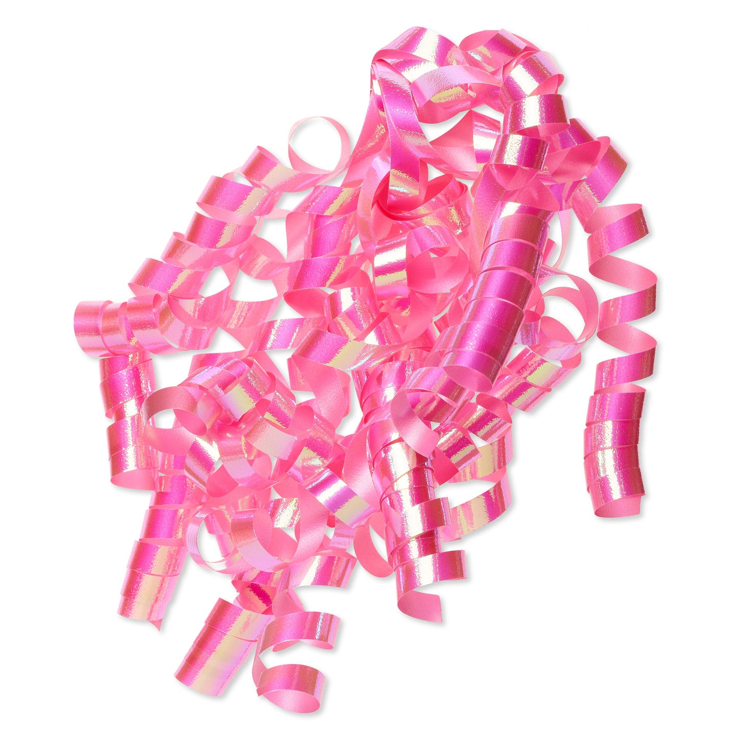 American Greetings Pink Iridescent Curling Ribbon Gift Bow
