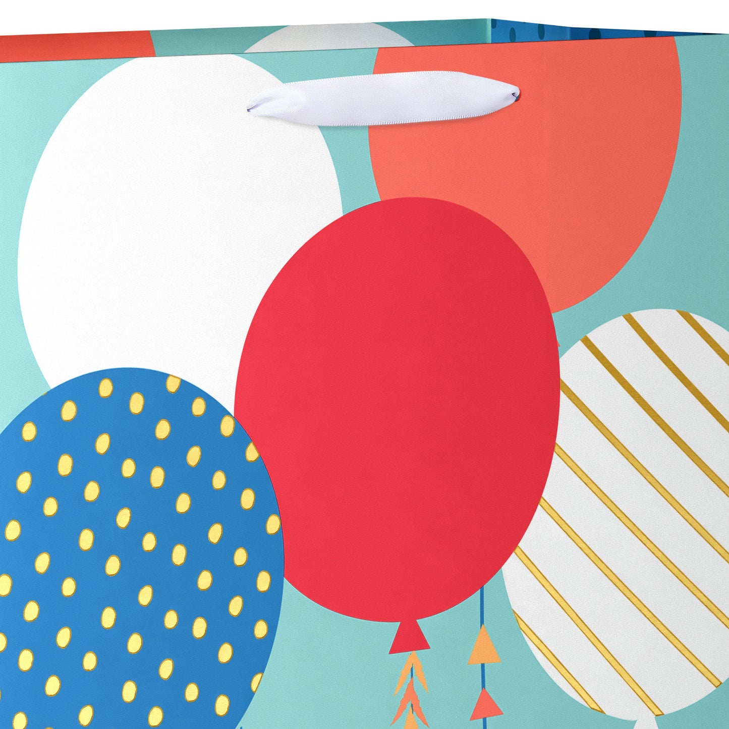 American Greetings Balloons On Teal Birthday Extra Large Gift Bag