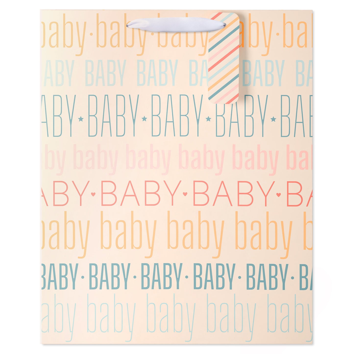 American Greetings Multi-Color Extra Large Baby Shower Gift Bag